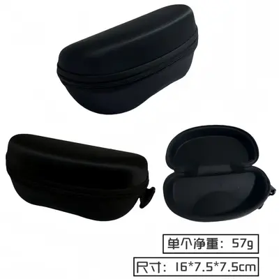 Bulk spot anti-stress eyeglass case leather case sunglasses case eyewear packaging box accessories mirror cloth EVA eyeglass case