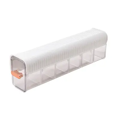 Wall-mounted compartmentalized underwear storage box, traceless storage, household wardrobe organizer, transparent drawer-style underwear and socks storage container - 6