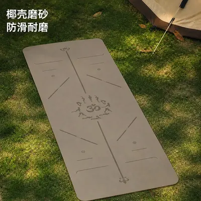 跨境加厚加宽80椰丝磨砂PU瑜伽垫专业健身运动防滑橡胶垫无味耐用 - 8