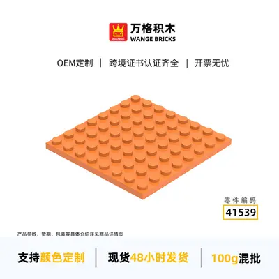 Educational Small Building Blocks 41539, 8×8 Double-Sided Baseplate - 2