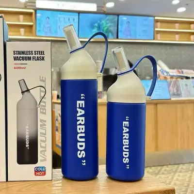 Yeni Model 316 Paslanmaz Çelik Termos Bardak, Kadın, Taşınabilir - 5