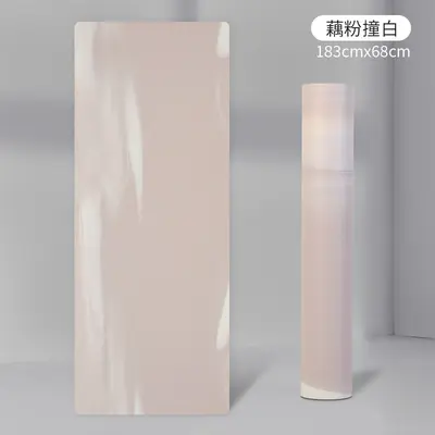 lulu同款定制批发跨境瑜伽垫PU橡胶撞色高回弹防滑健身垫源头工厂 - 11
