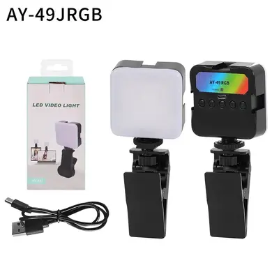 Açık Hava Canlı Yayın Dolgu Işığı Fotoğraf Işığı Fotoğraf Atmosfer Işığı Kare Taşınabilir Cep Işığı LED Işık Dimlenebilir - 13
