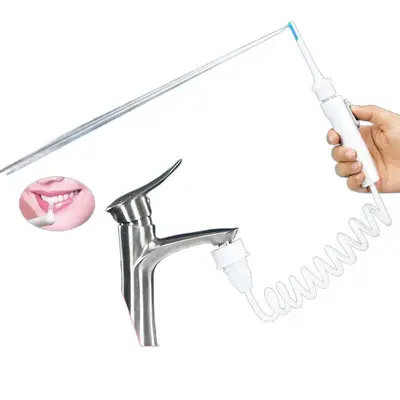 Su musluğu adaptörlü ağız duşu, yüksek basınçlı