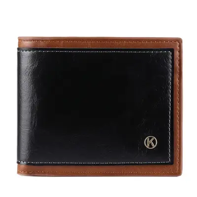 Retro Short Men's Wallet, Tri-Fold with Multiple Card Slots - 5