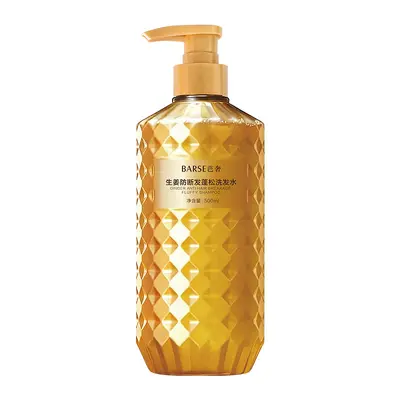 BARSE 芭奢生姜防断发蓬松洗发水 500ml 植萃姜根净油洗发露厂家 - 6