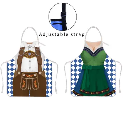 3D Print Adjustable Oktoberfest Apron, Personalized Party Apron - 9