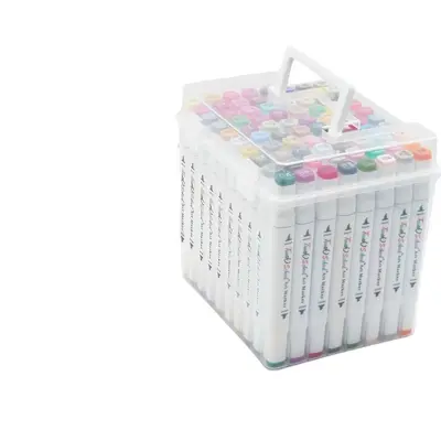 TouchSchool marker set, soft tip oil-based, 60 colors