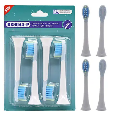 HX9054 BL551 Neutral Electric Toothbrush Head, DuPont Bristles, Compatible with Philips Electric Toothbrush Heads
