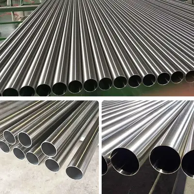 201 Stainless Steel Round Welded Decorative Pipe - 4