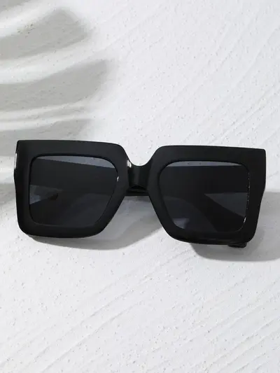 Women's Square Large-Frame Sunglasses, UV Protection, 6-Piece Set - 9