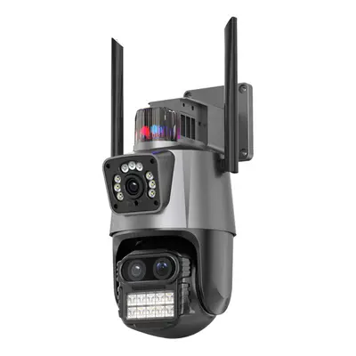 Icsee Dual-Kamera, wasserdicht, Nachtsicht, 8x Zoom - 8