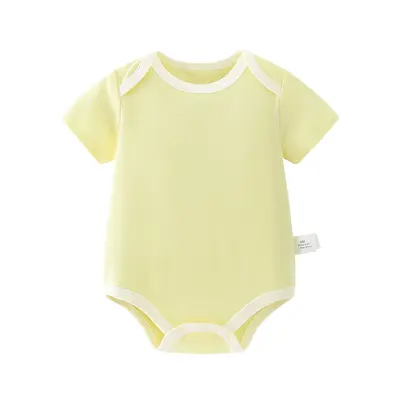 Thin Short-Sleeve Summer Baby Romper for Boys and Girls - 7