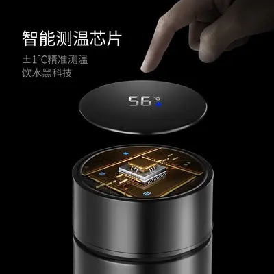304 Stainless Steel Thermos Cup with Smart Temperature Display - 4