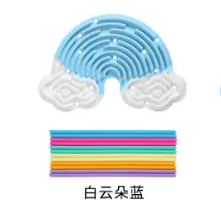 Cloud Rainbow Decompression Board, Children's Educational Puzzle Twist Toy - 12