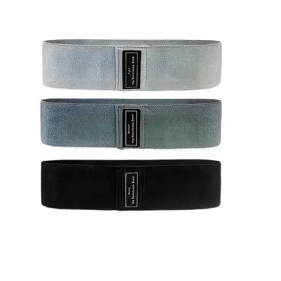 Kalça Halkası Squat Direnç Bandı, Yoga Fitness Elastik Halka, Örgü Kumaş - 6
