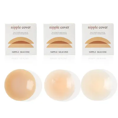 Reusable Silicone Breast Covers, Perforated for Large Chests