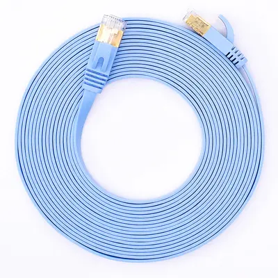 CAT6 flat network cable, oxygen-free pure copper, gigabit, 8 core - 10