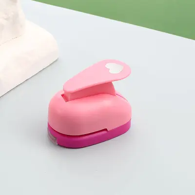Medium Handmade Embossing Machine with Star and Heart Punches - 6