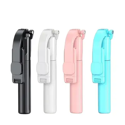Selfie Çubuğu Seyahat Taşınabilir Tripod Entegre Masaüstü Canlı Yayın Fotoğraf Çekimi Çok Fonksiyonlu Evrensel Telefon Tutuşu