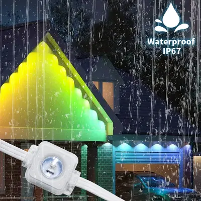 Intelligente LED-Bluetooth-Außenlichterkette APP-Steuerung wasserdicht bunt