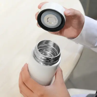 304 paslanmaz çelik akıllı sıcaklık göstergeli termos 500 ml - 5