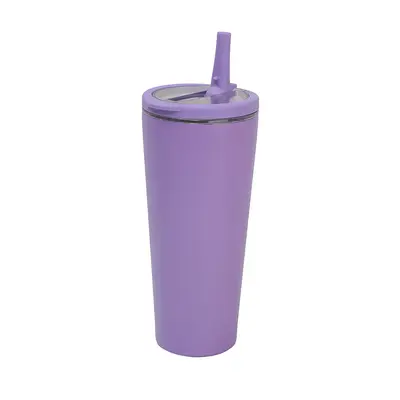 Isolierte Trinkflasche aus Edelstahl 304 mit Griff und doppeltem Trinkverschluss - 10