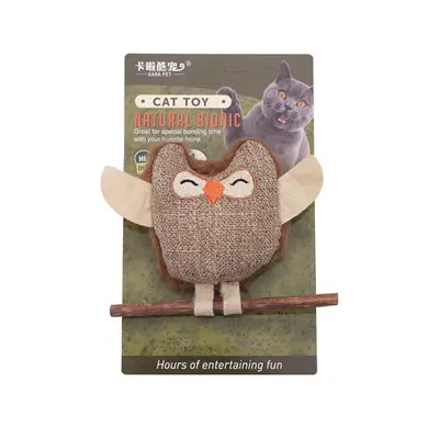 Cat Teaser Wand with Catnip and Silvervine Chew Stick - 6