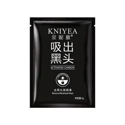 Jinya Маска от черных точек для лица Маска для носа Полоски для носа Пилинг-маска для Т-зоны Минеральная грязевая маска для носа 6г - 7