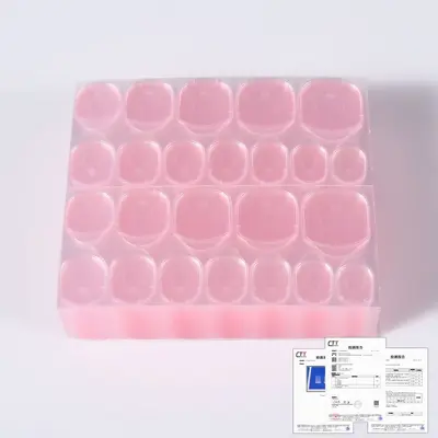 Super Adhesive Pink Jelly Glue for Press-On Nails, Waterproof Transparent Double-Sided Tap - 8