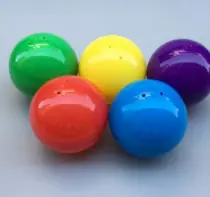 Renkli şeffaf plastik kapsül oyuncak küresi, 25-200 mm, çocuklar için - 12