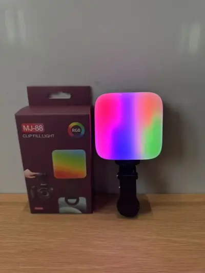 Pocket LED Mini Klip Işık Telefon Dolgu Işığı Ambiyans Aydınlatma Taşınabilir Fotoğrafçılık Açık Hava Taşınabilir Tofu Işığı - 8