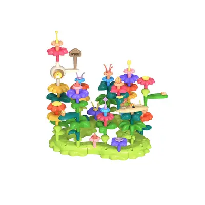 Children's DIY Garden Building Block Set with Flower Arranging - 6