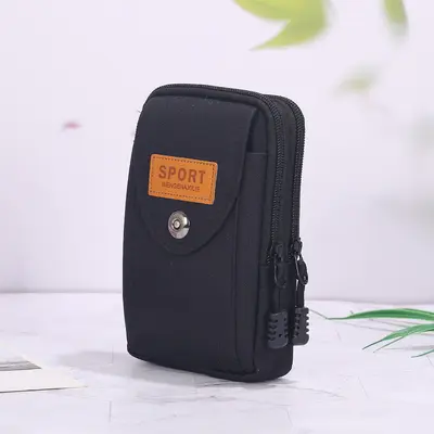 Men's Waist Bag, Multifunctional, Vertical, Portable - 7