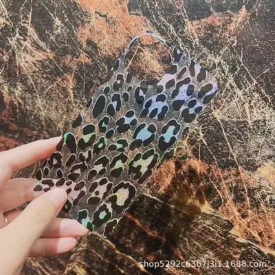 Handy-Schutzhülle mit Farbverlauf-PET-Karton, Hologramm-Folien, kompatibel mit Apple iPhone 17 Pro Max, Rückseitenkarte, 18er DUO - 13