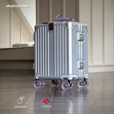 14-Inch Children's Carry-On Suitcase with Skate Wheels and Hook - 7