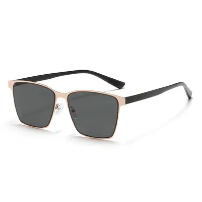 Men's Polarized Nylon Square-Frame UV400 Sunglasses - 8