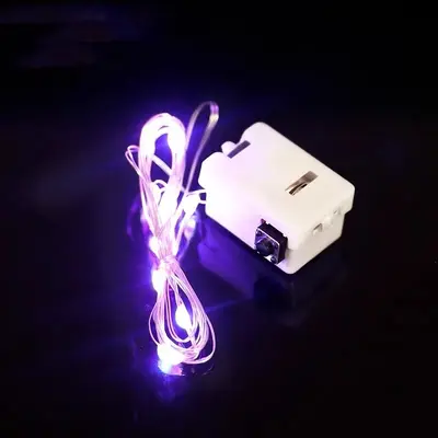 LED-Weihnachtslichterkette mit Batteriefach - 11