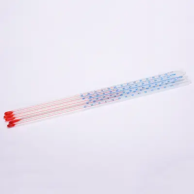 Glas-Flüssigkeitsthermometer, Stabform, -30 bis 100 Grad