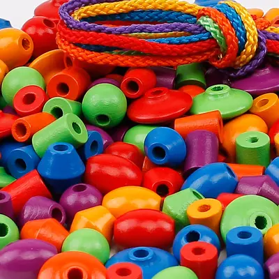 Bead Threading Toy for Ages 3-4, Boys and Girls
