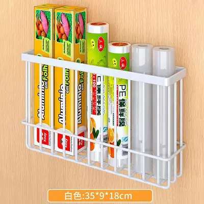 Small Quick-Release Plastic Storage Shelf, No-Drill Magnetic Storage Rack, Essential for Rental Apartments, Storage Shelf for Refrigerator Sides - 10