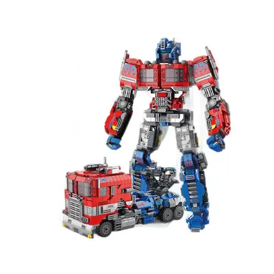 Mit LEGO kompatibles Transformers-Bausteinset Bumblebee und Optimus Prime, ab 6-12 Jahren - 6