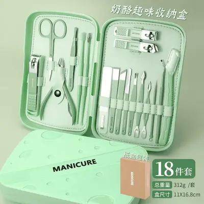German nail care set, slant cut, professional, boxed - 9