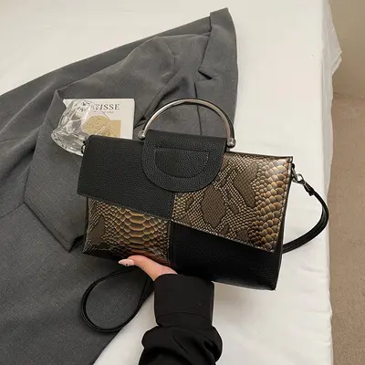 Women's Crossbody Bag Niche Design Retro Small Square Bag - 9