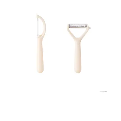 Cross-border Multifunctional Stainless Steel Peeler Kitchen Gadget Dual-head Grater 2-in-1 Potato Peeler