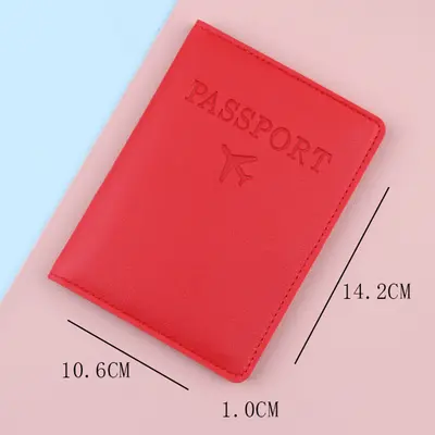 Business Travel Passport Holder RFID Passport Protective Case Document Pouch PU Leather Card Holder Factory Stock