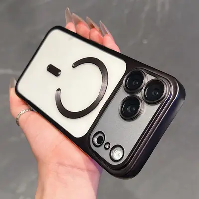 Magnetic Matte Phone Case for iPhone 17 Pro Max, Soft Shell - 7