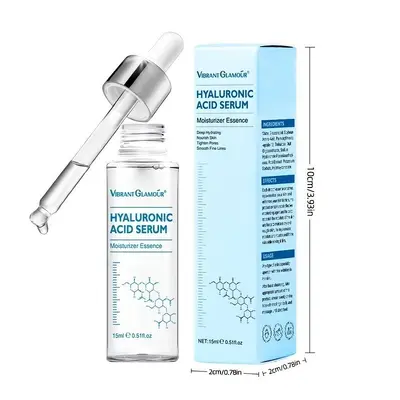 VIBRANT GLAMOUR Hyaluronic Acid Face Serum, Moisturizing and Nourishing Skin Concentrate - 7