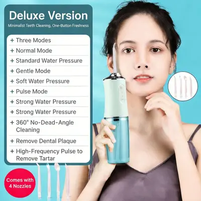 Elektrikli oral irrigatör, taşınabilir, zahnsteinentferner - 9