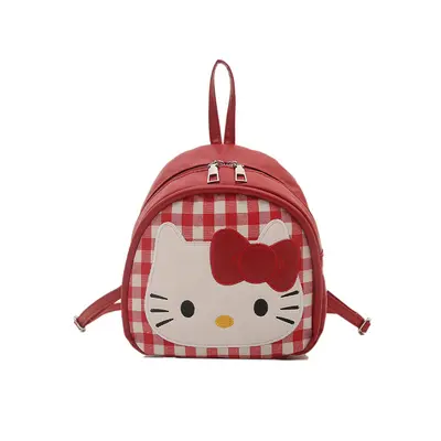Mini KT kedi desenli sırt çantası - 6